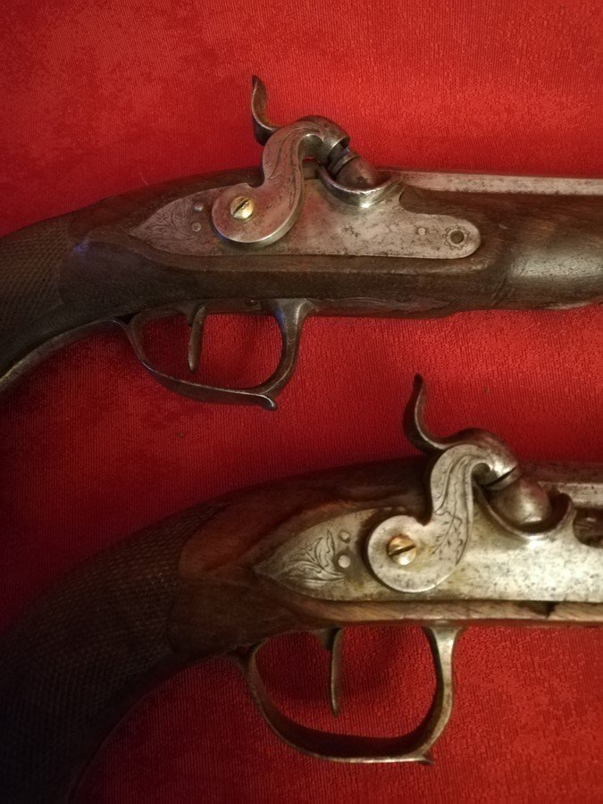 Pair Of Percussion Pistols -photo-4