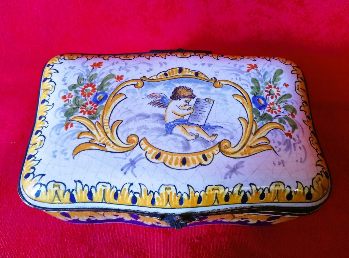 19th Century Earthenware Box  -photo-2