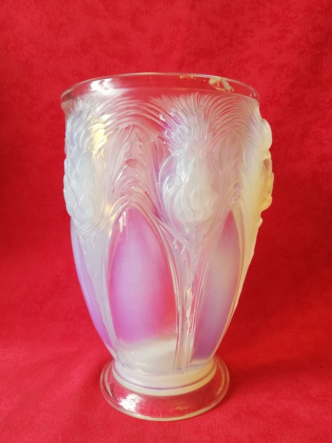 Opalescent Glass Vase -photo-2