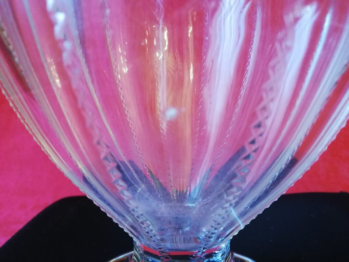 Vase en cristal monté -photo-8