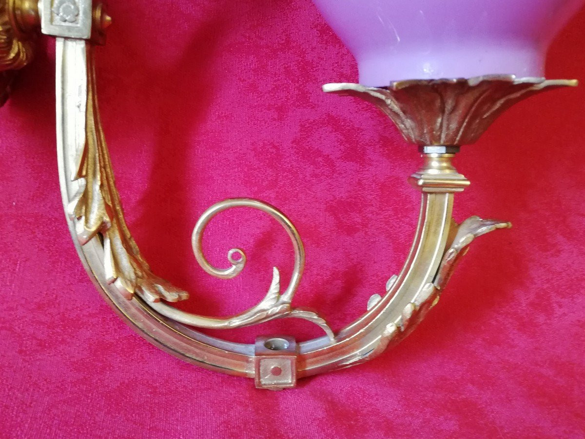 Applique opaline rose -photo-2