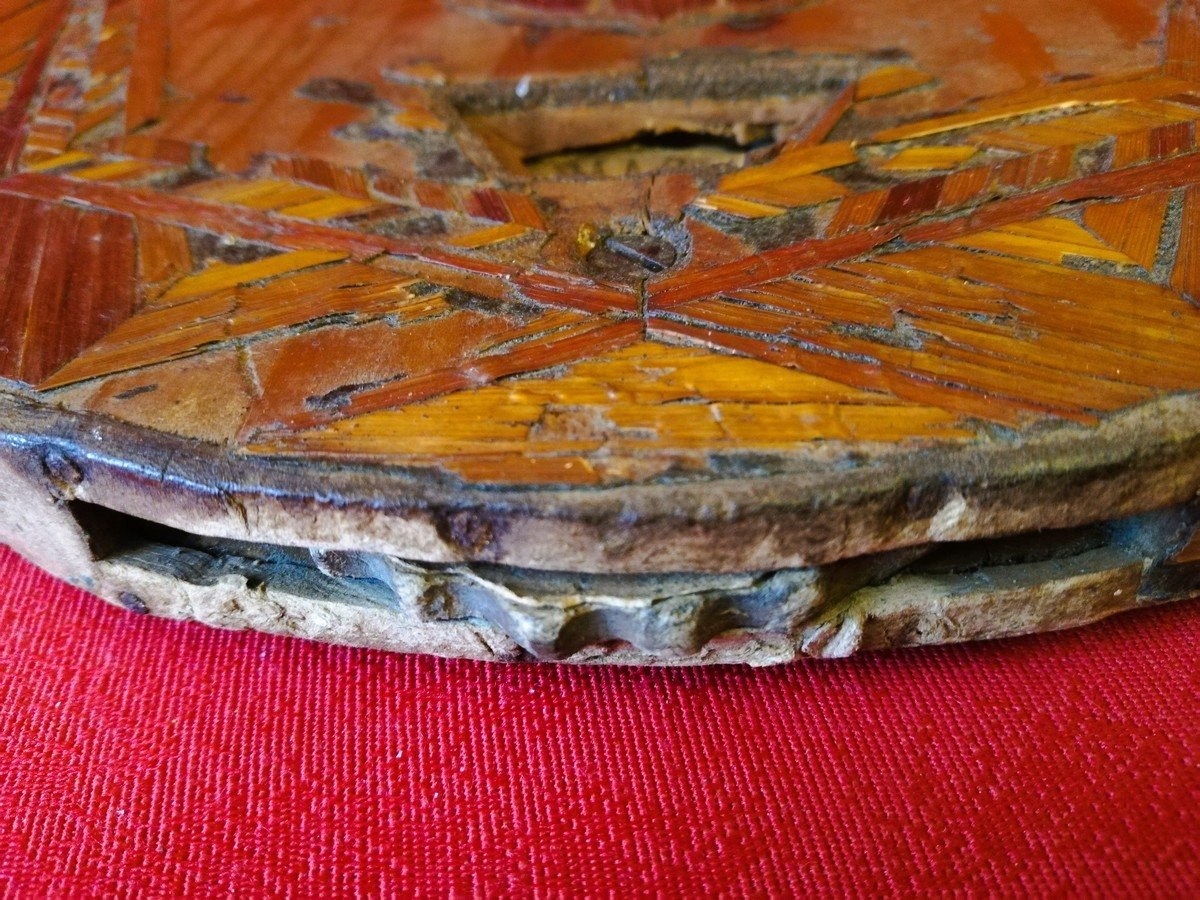 Calendrier en marqueterie de paille -photo-5