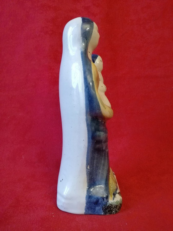 Vierge en faïence Malicorne-photo-4