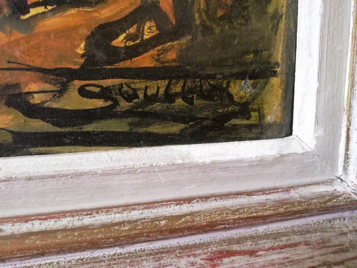 Huile sur carton -photo-2