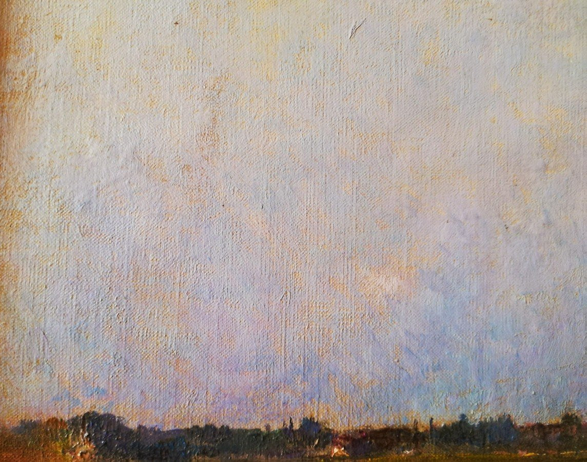 Tableau huile sur toile encadrée -photo-3