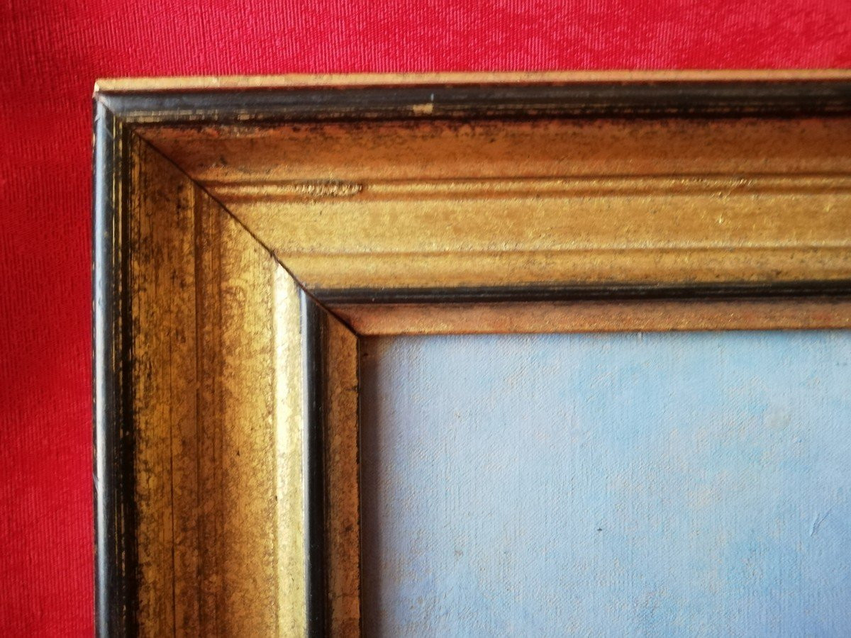 Tableau huile sur toile encadrée -photo-4