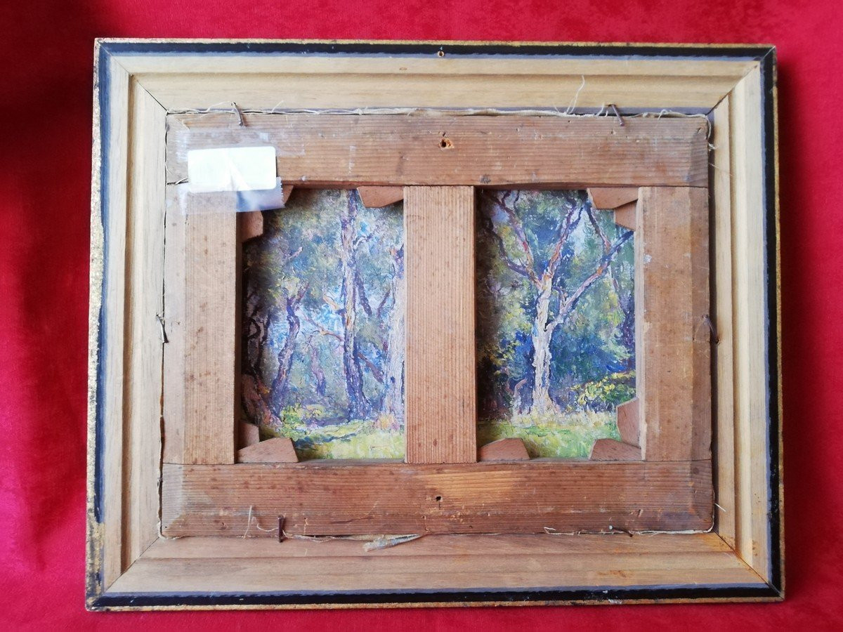 Tableau huile sur toile encadrée -photo-5