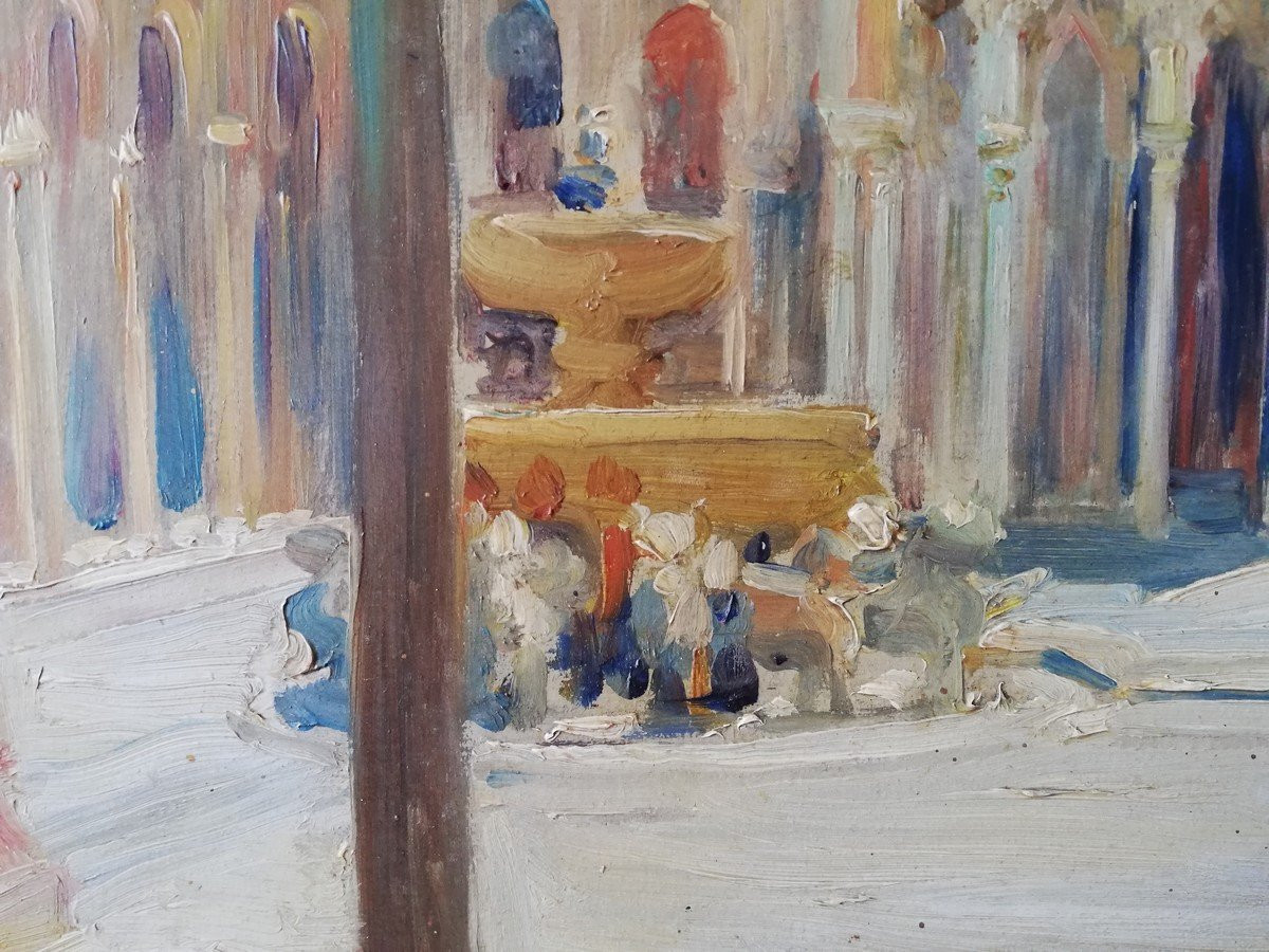 Tableau huile sur panneau de Tony TOLLET -photo-3