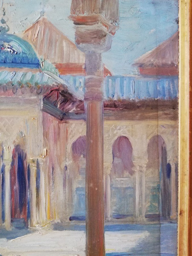 Tableau huile sur panneau de Tony TOLLET -photo-1