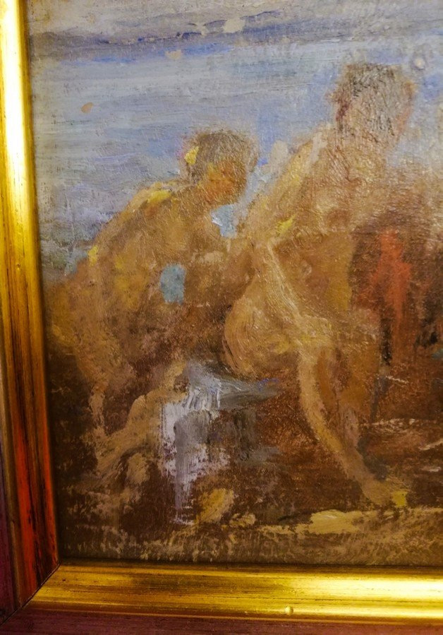 Huile sur panneau de Léonce PELLETIER-photo-2