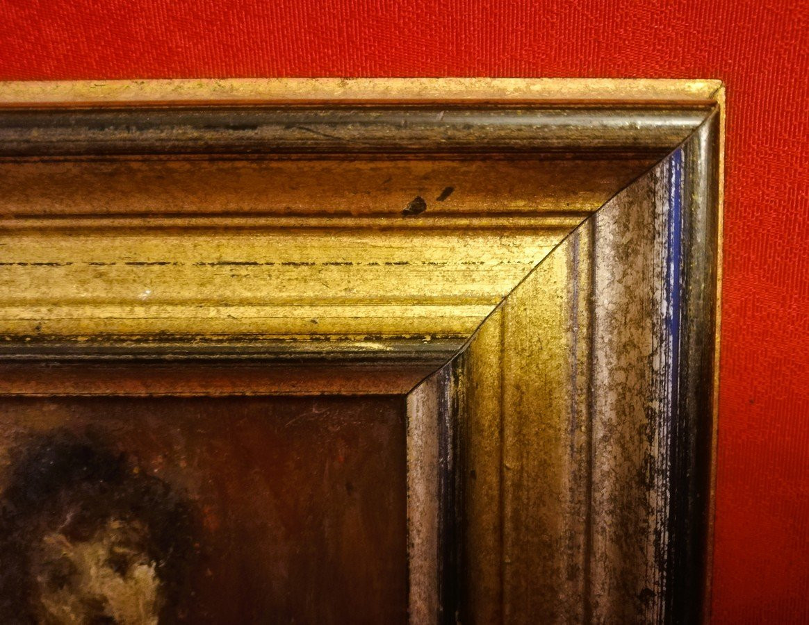 Huile sur carton de Léonce PELLETIER  -photo-1