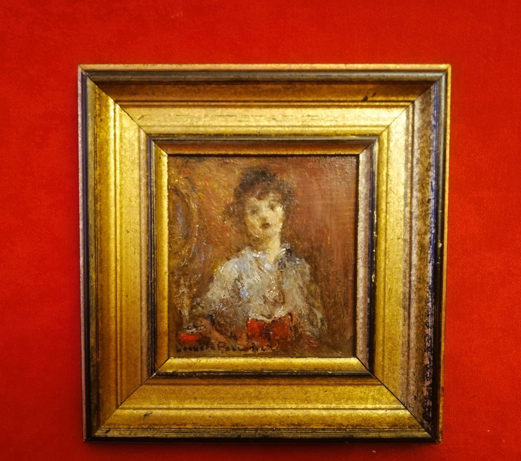 Huile sur carton de Léonce PELLETIER  