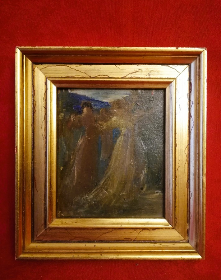 Huile sur carton de Léonce PELLETIER 