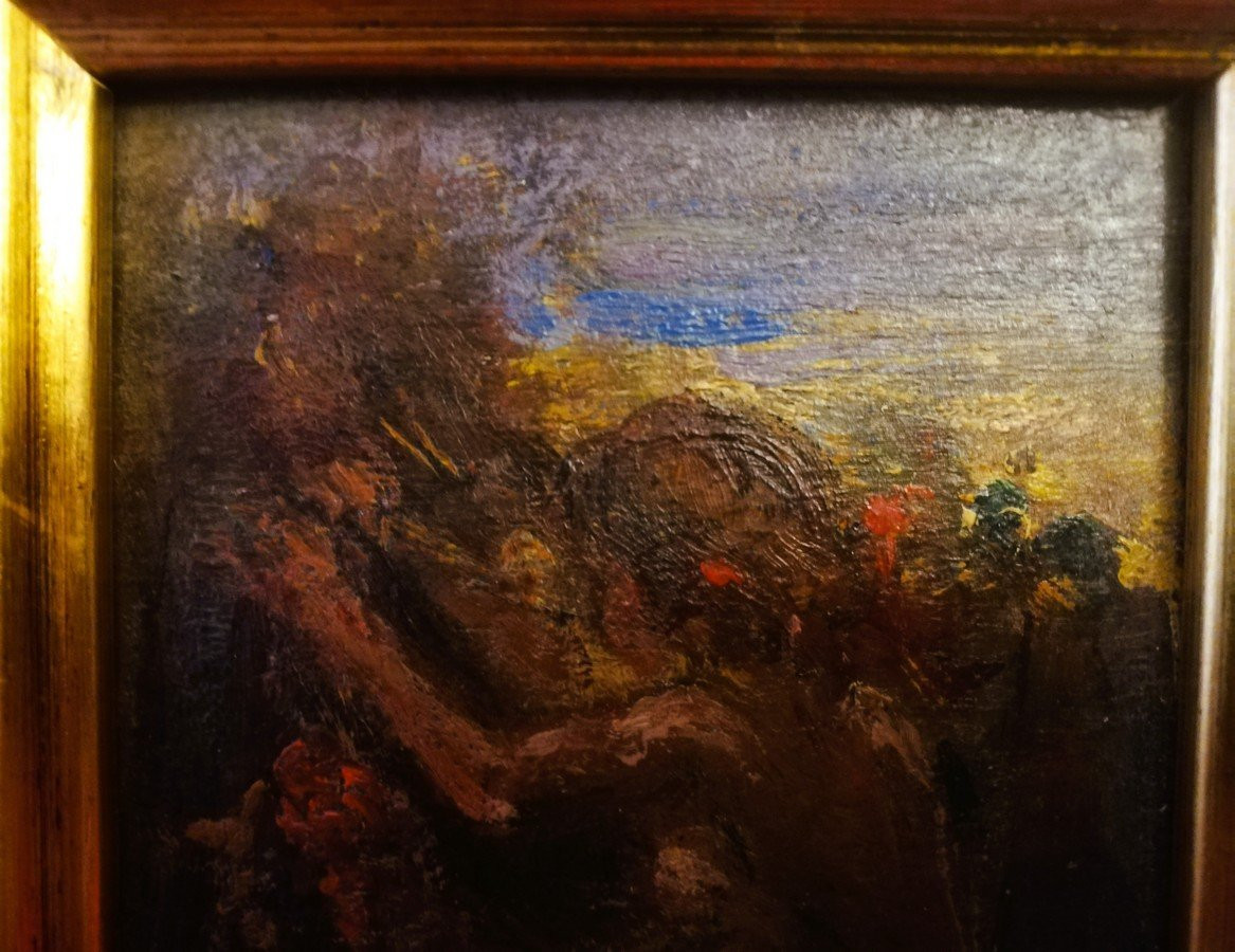 Huile sur panneau de Léonce PELLETIER -photo-3