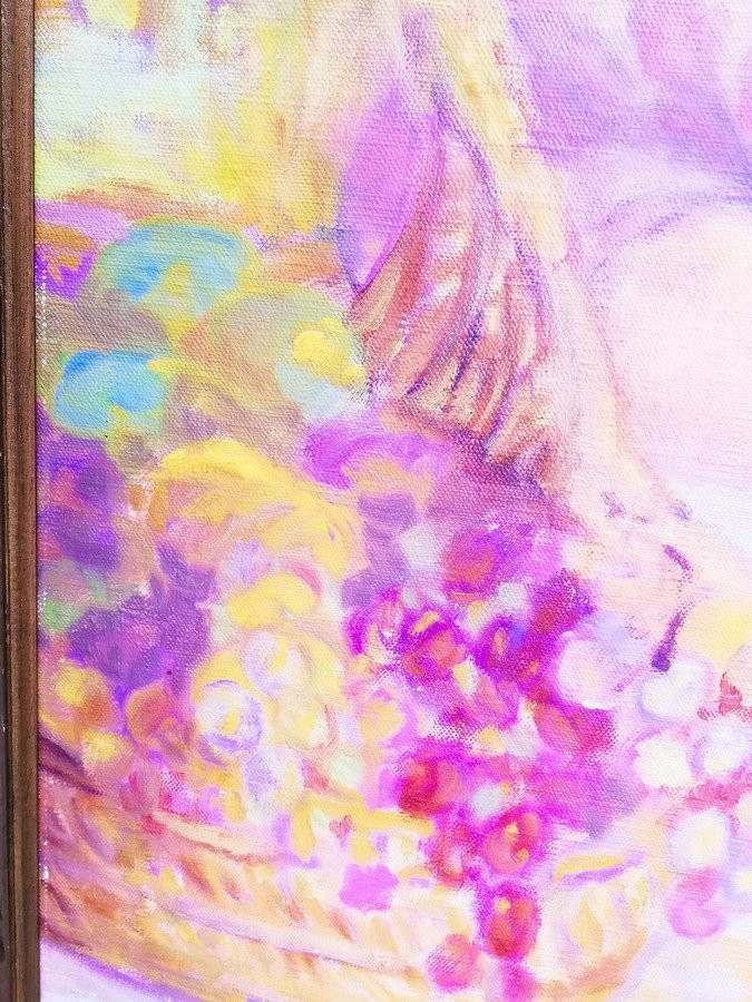 Oil On Canvas Framed -photo-1