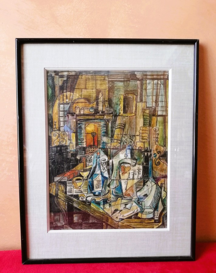 Post-cubist Mixed Technique