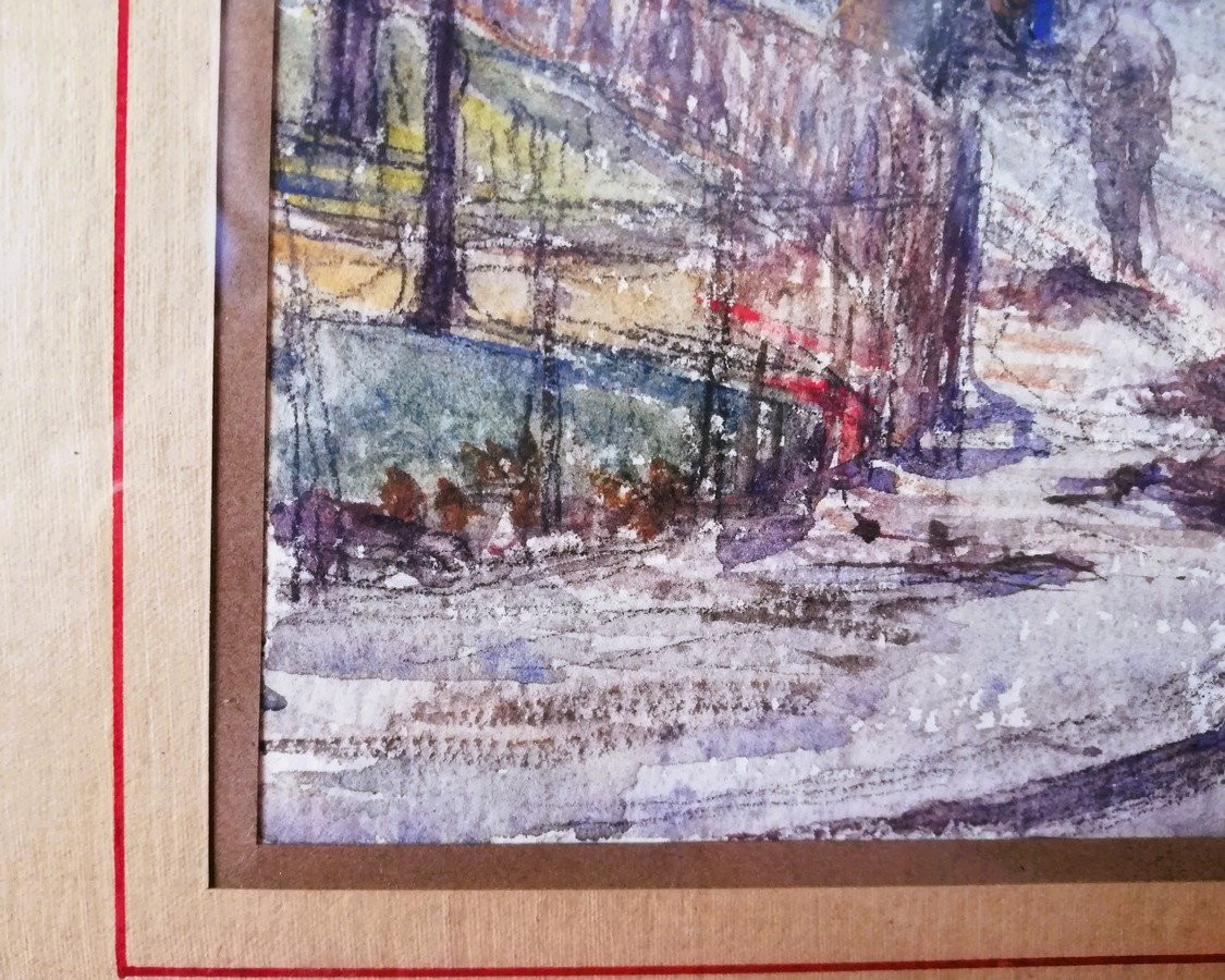 Aquarelle de Joseph LAMBERTON -photo-2
