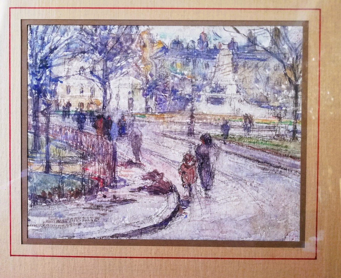 Aquarelle de Joseph LAMBERTON -photo-4