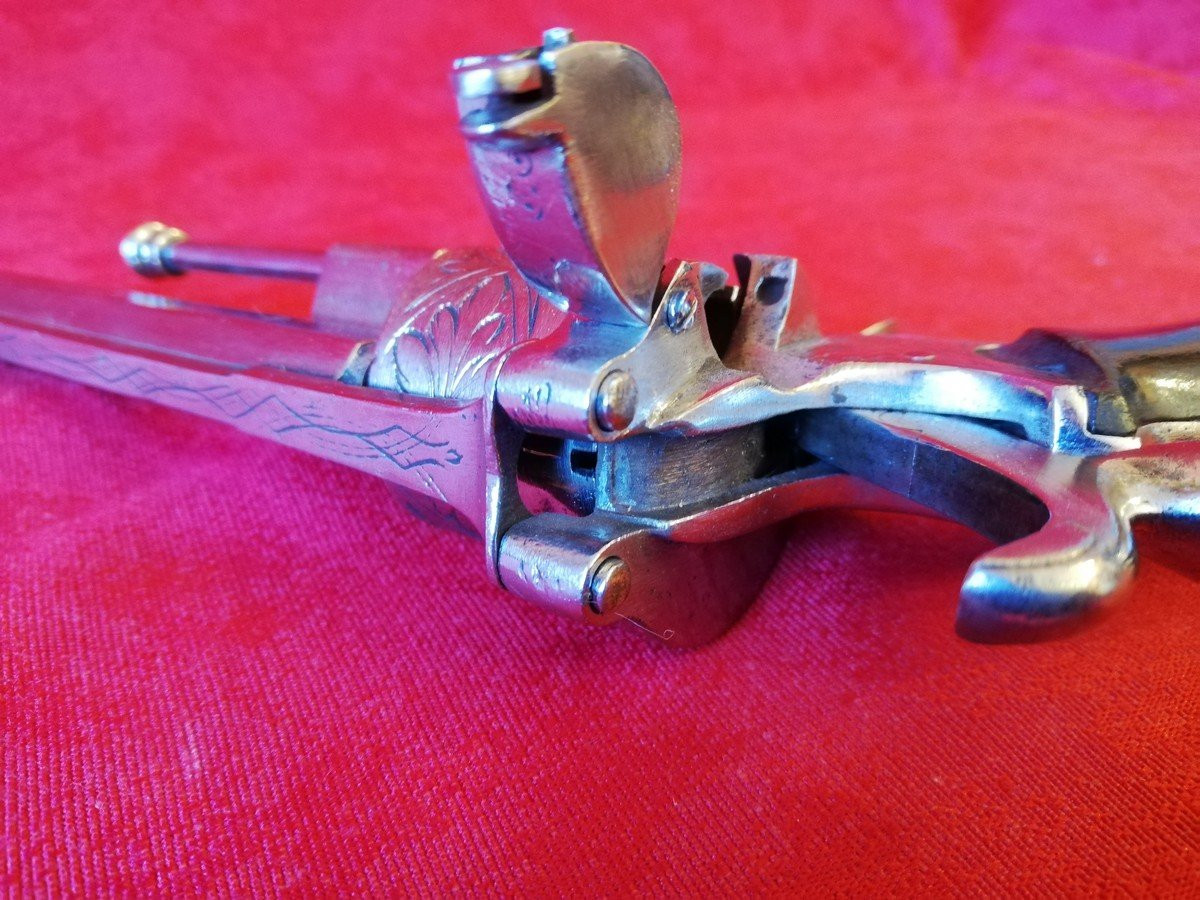 Revolver à broche 19ème siècle-photo-4