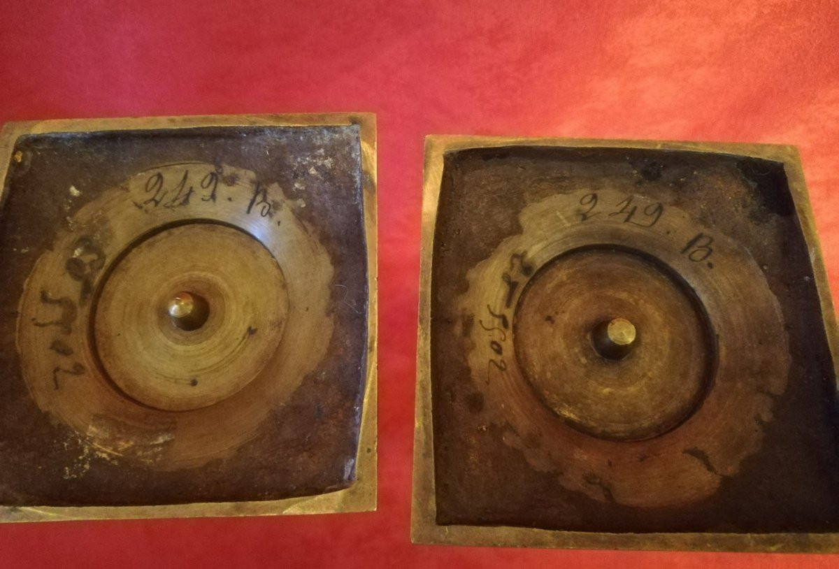 Pair Of Directoire Candlesticks  -photo-6