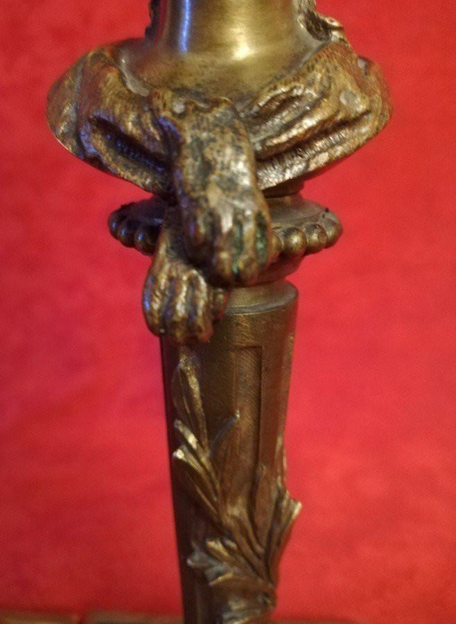 Pair Of Directoire Candlesticks  -photo-8