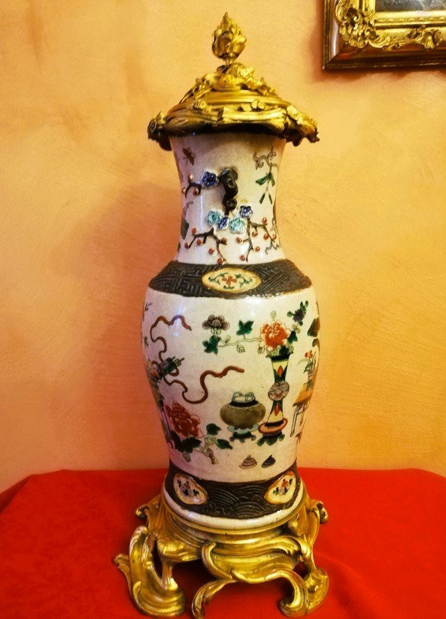 Bronze Mounted Vase -photo-2