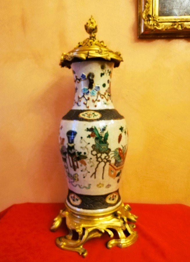 Bronze Mounted Vase -photo-7