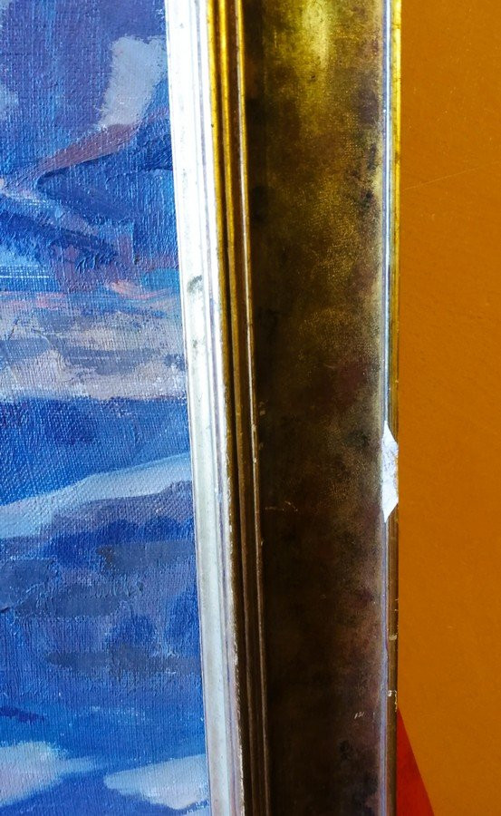 Framed Oil On Canvas By Gabriel Moiselet-photo-6