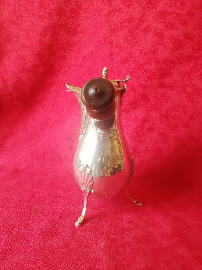 Empire Period Tripod Chocolate Pot-photo-3