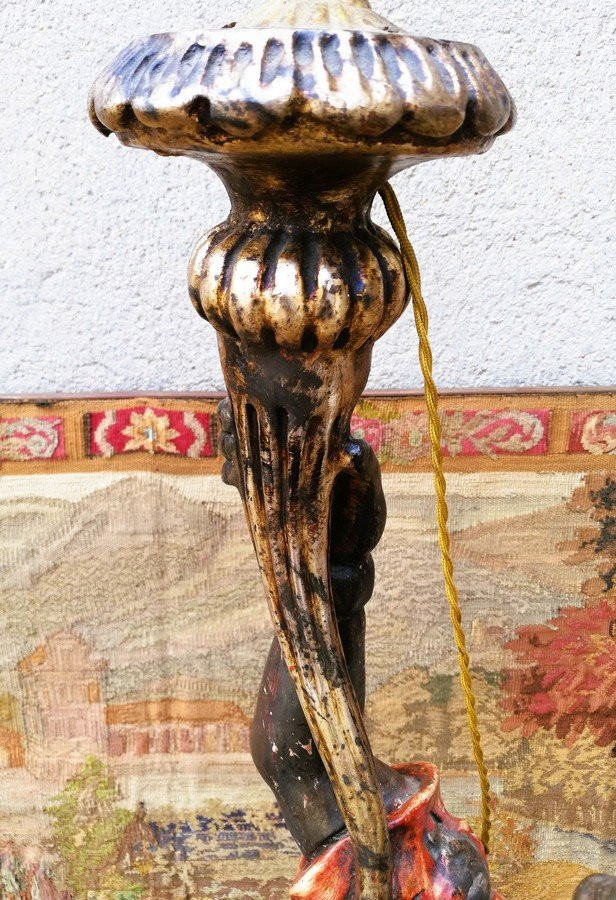 Paire de torchères -photo-4