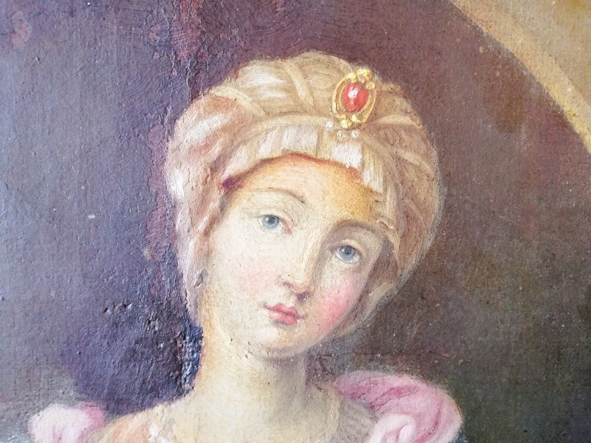 Oil On Canvas 17th Century Workshop Of Guido Reni (1585-1642)-photo-2