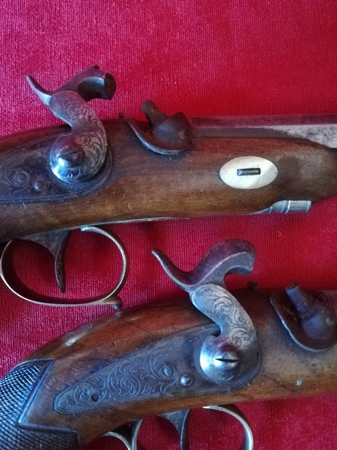 Pair Of 19th Century Pistols -photo-4