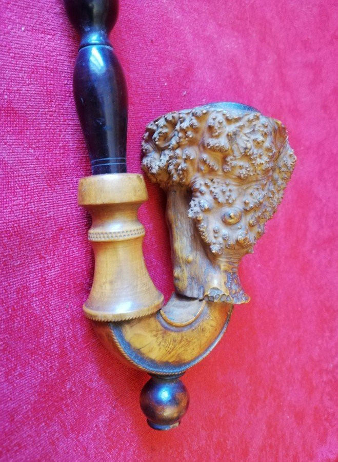 19th Century Briar Root Pipe -photo-7