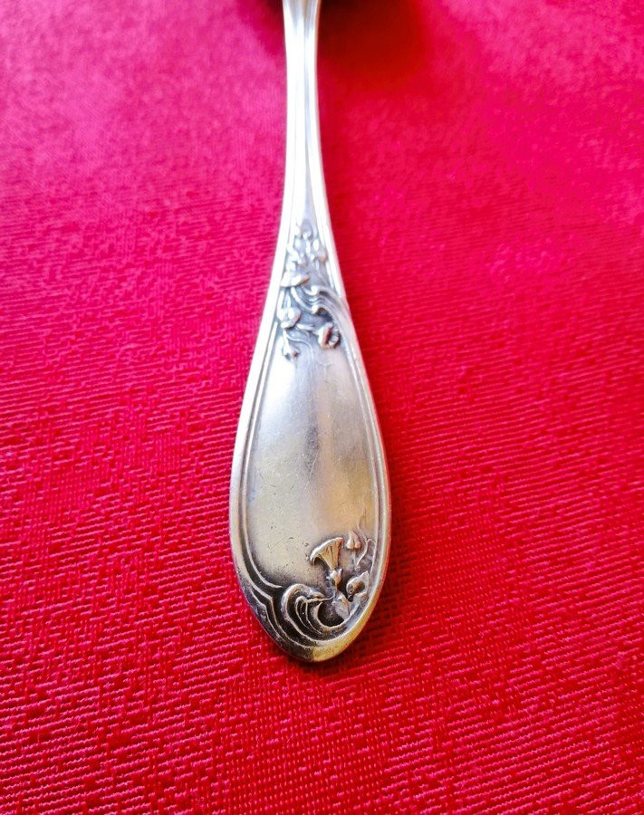 Twelve Small Silver-plated Spoons-photo-4