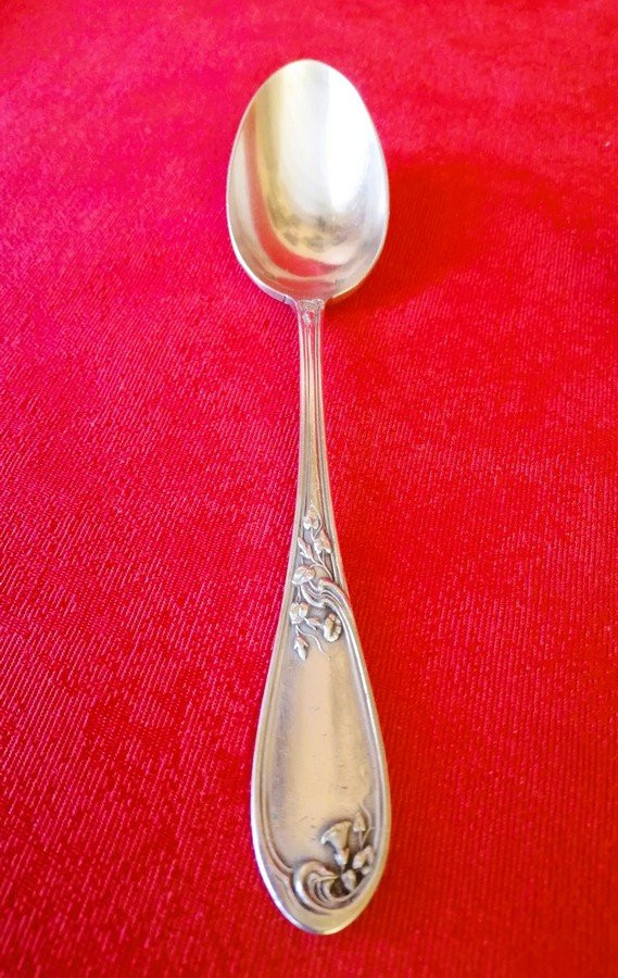 Twelve Small Silver-plated Spoons-photo-4