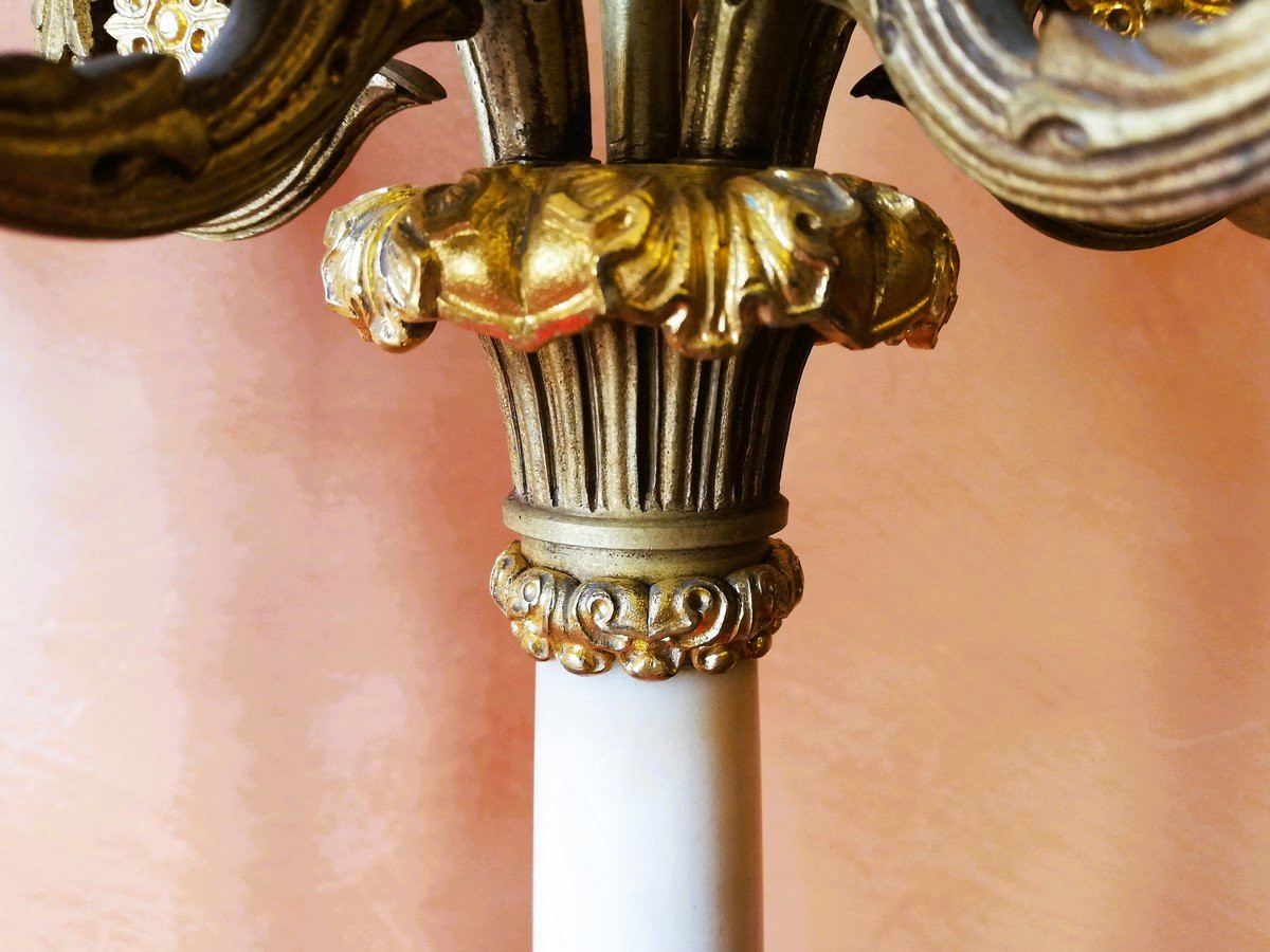 Pair Of Large Candelabras -photo-3