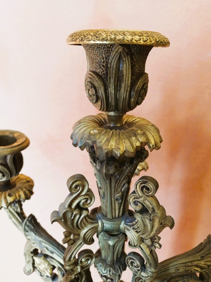 Pair Of Large Candelabras -photo-1
