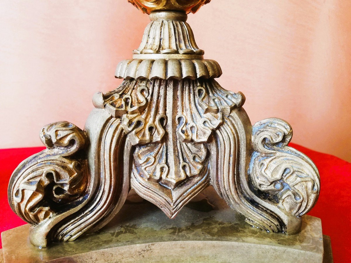 Pair Of Large Candelabras -photo-3