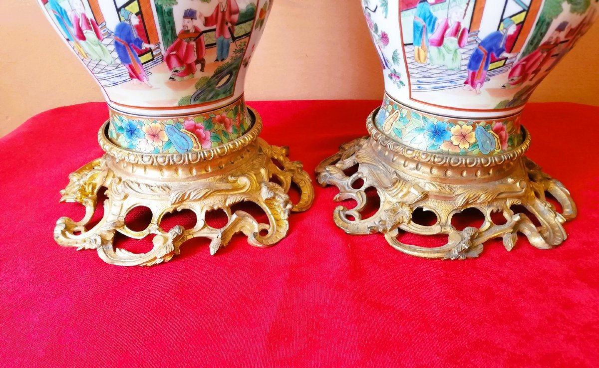 Paire de lampes Chine -photo-2