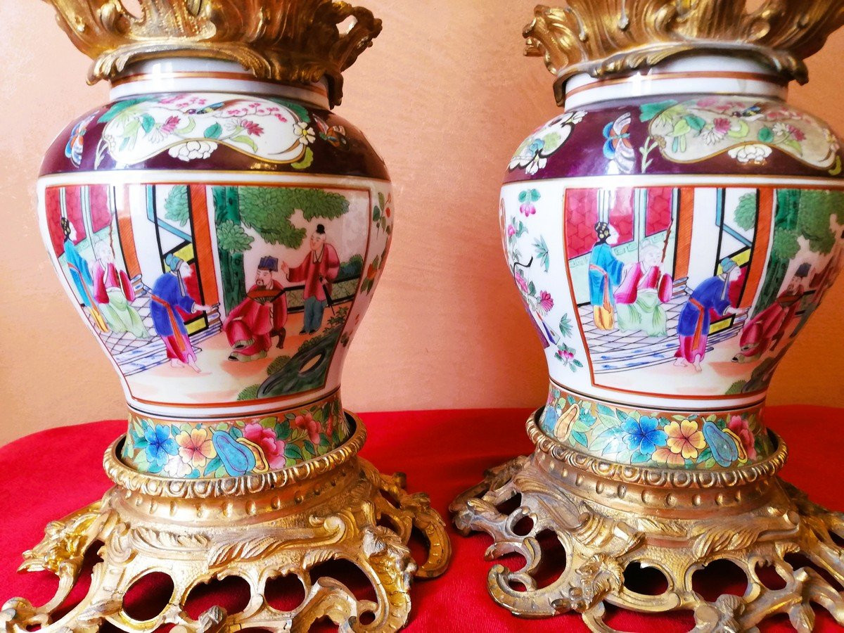 Paire de lampes Chine -photo-3