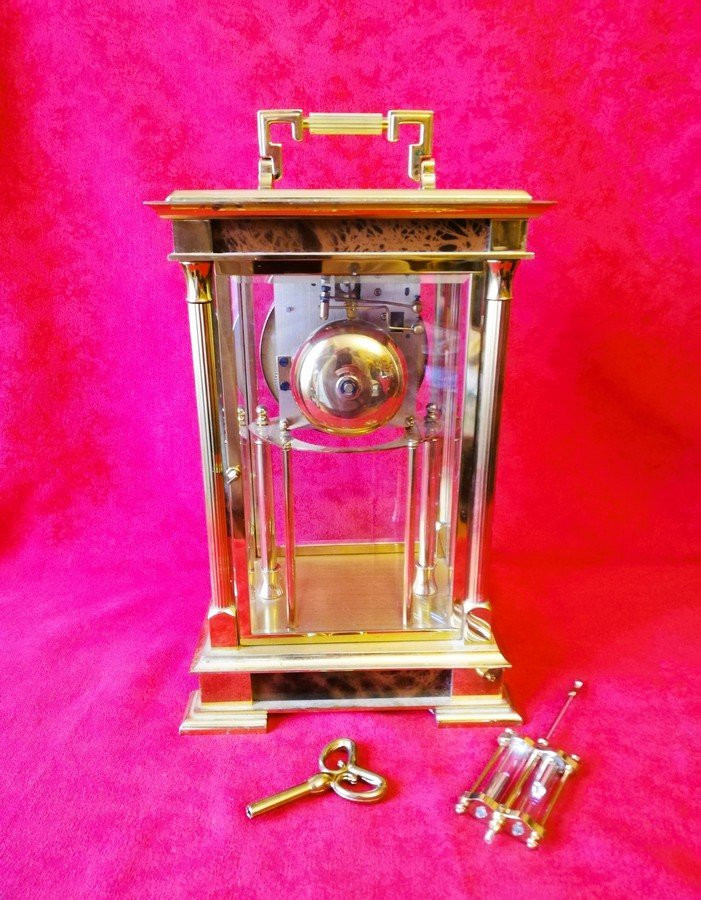 Gilded Bronze Cage Clock-photo-1