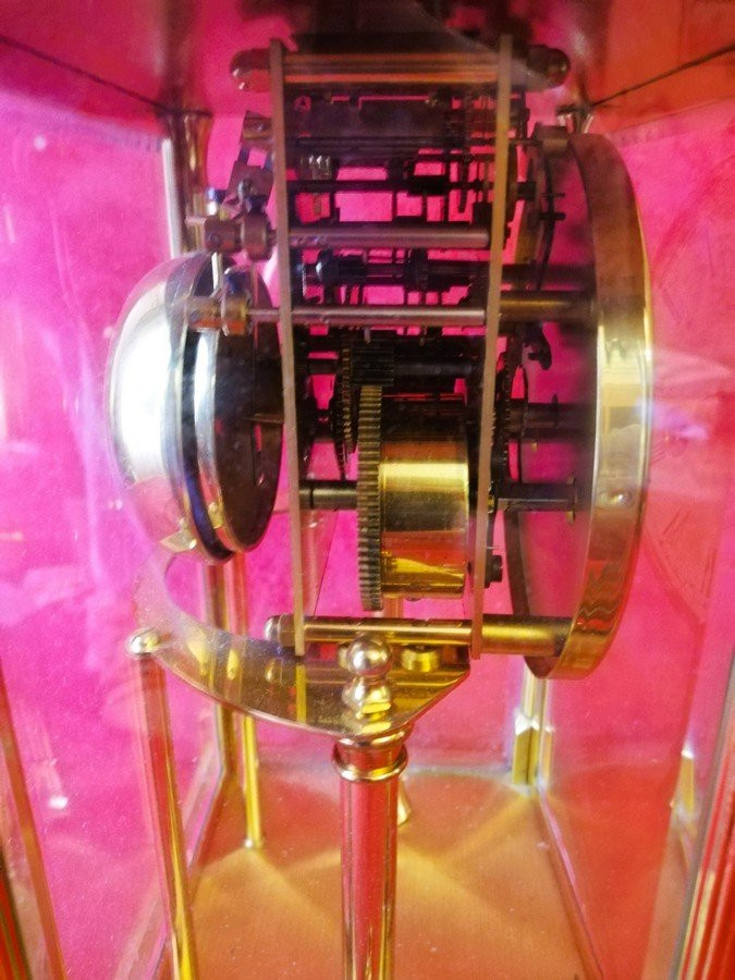 Gilded Bronze Cage Clock-photo-3