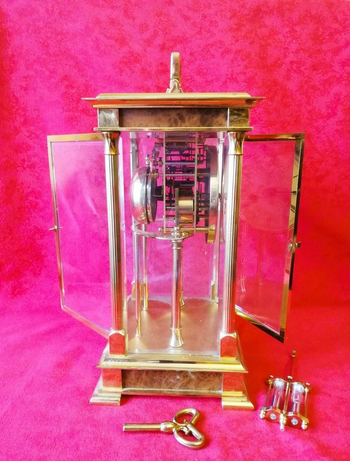Gilded Bronze Cage Clock-photo-4