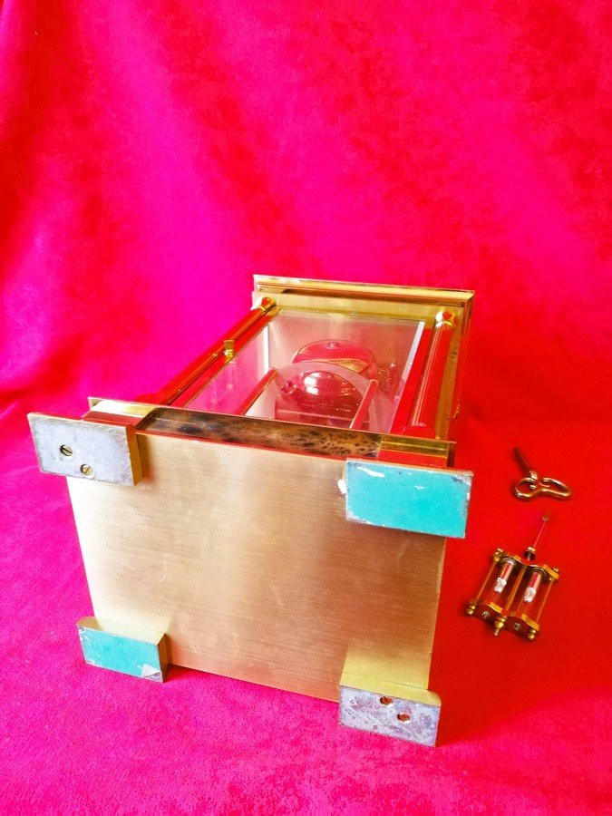 Gilded Bronze Cage Clock-photo-8