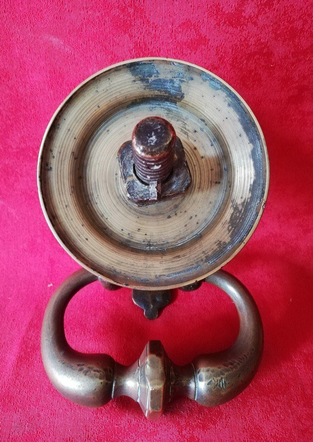 17th/18th Century Bronze Door Knocker-photo-2