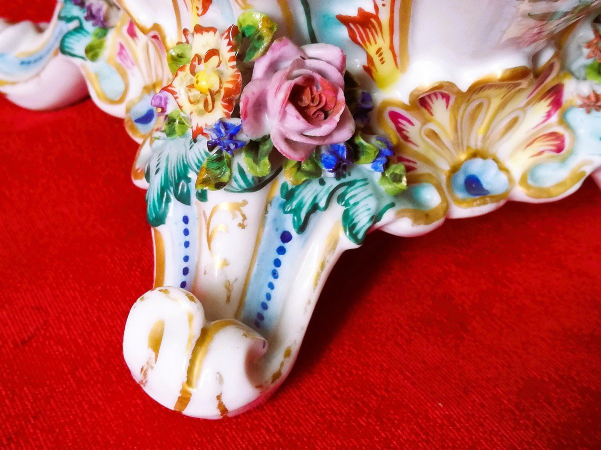 Cache pot en porcelaine de Meissen -photo-4