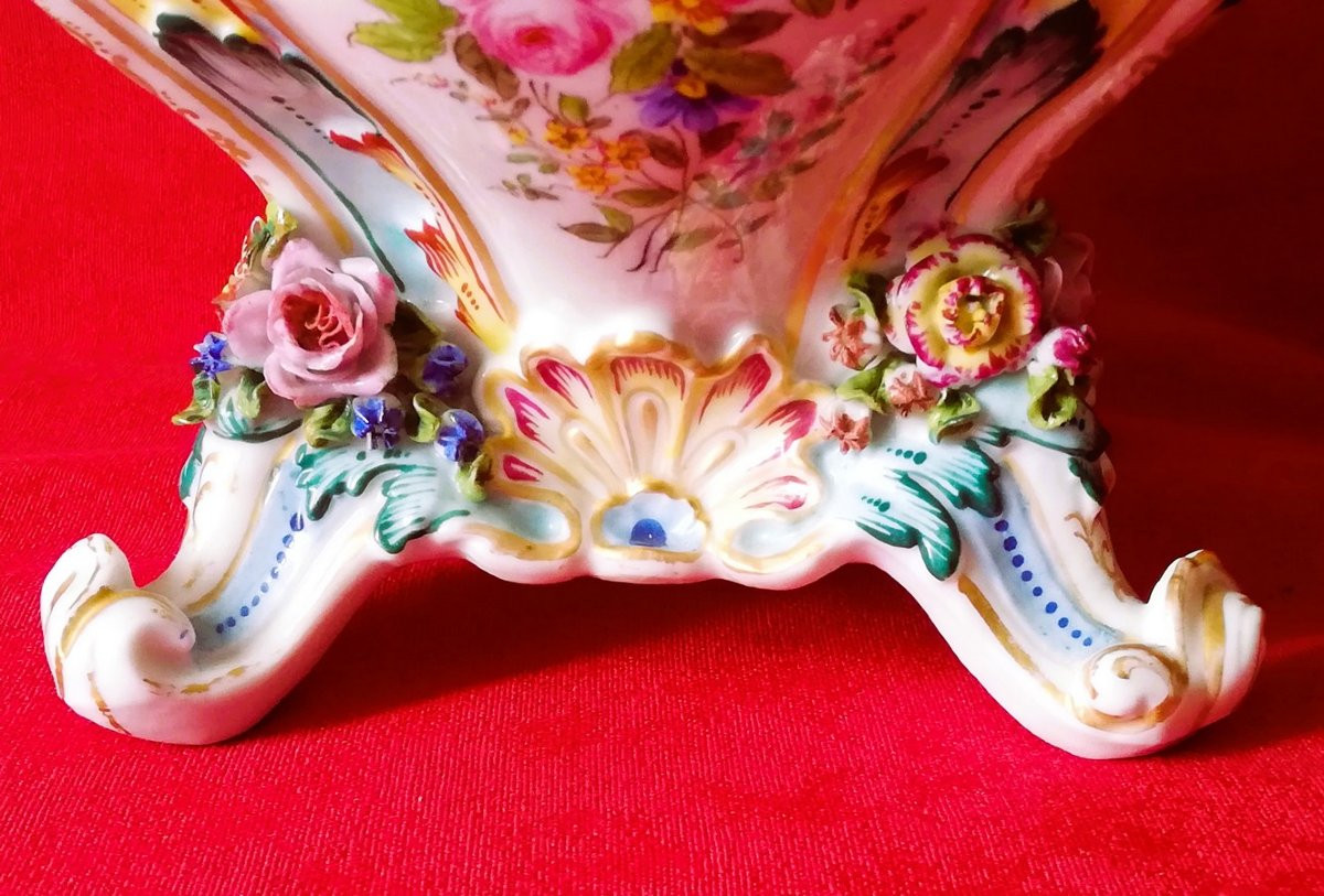 Cache pot en porcelaine de Meissen -photo-1
