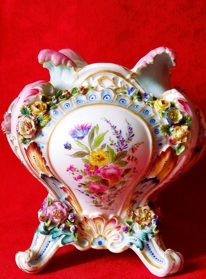 Cache pot en porcelaine de Meissen -photo-4