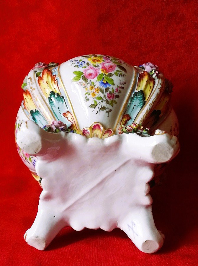 Cache pot en porcelaine de Meissen -photo-6