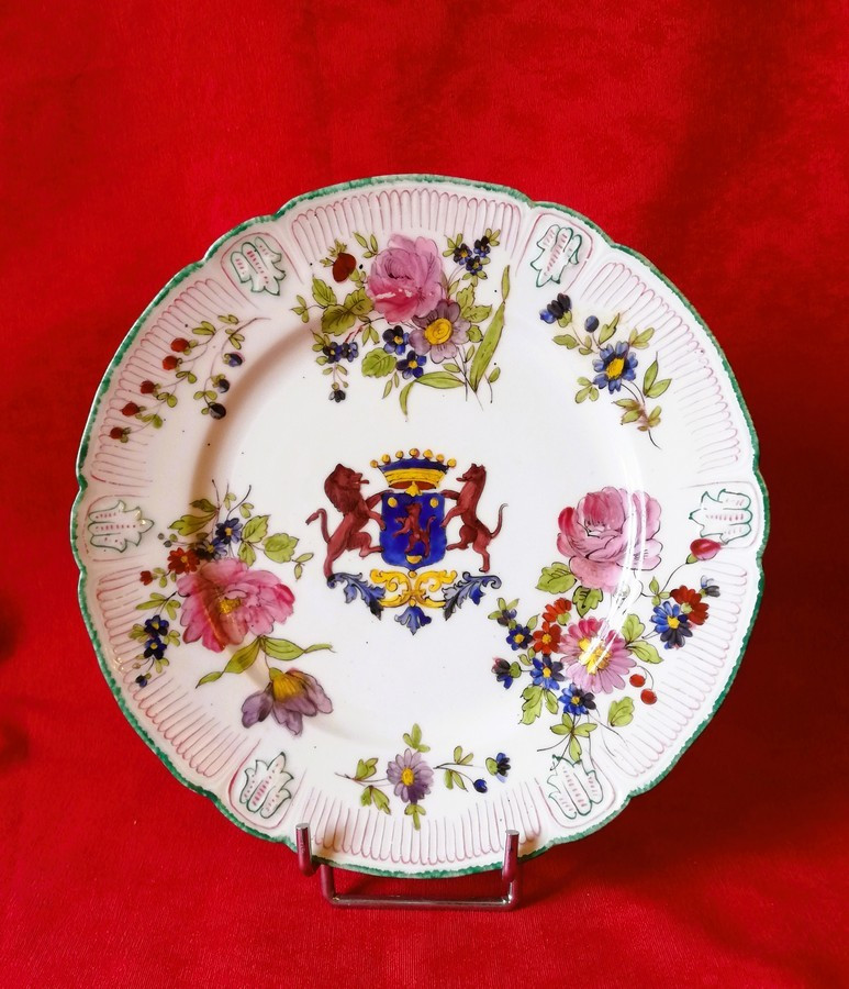 German Porcelain Plate 